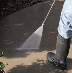 pressure-washing